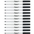 Sharpie Permanent Markers, , Ultra-Fine, 12/DZ, Black PK SAN37121DZ